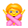 Emoji 🙅‍♀️ Donna Con Gesto Di Rifiuto su VKontakte(VK) 1.0.