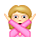 🙅🏼‍♀️ Emoji Mujer Haciendo El Gesto De «no»: Tono De Piel Claro Medio en VKontakte(VK) 1.0.