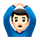 Emoji 🙆🏻‍♂️ Uomo Con Gesto OK: Carnagione Chiara su VKontakte(VK) 1.0.
