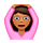Emoji 🙆🏾 Persona Con Gesto OK: Carnagione Abbastanza Scura su VKontakte(VK) 1.0.