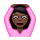 Emoji 🙆🏿 Persona Con Gesto OK: Carnagione Scura su VKontakte(VK) 1.0.