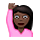 Emoji 🙋🏿‍♀️ Donna Con Mano Alzata: Carnagione Scura su VKontakte(VK) 1.0.