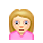 Emoji 🙍🏼‍♀️ Donna Corrucciata: Carnagione Abbastanza Chiara su VKontakte(VK) 1.0.