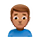 Emoji 🙍🏽‍♂️ Uomo Corrucciato: Carnagione Olivastra su VKontakte(VK) 1.0.