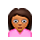 🙍🏾 Emoji missmutige Person: mitteldunkle Hautfarbe VKontakte(VK) 1.0.