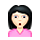 🙎🏻‍♀️ Emoji Mujer Haciendo Pucheros: Tono De Piel Claro en VKontakte(VK) 1.0.