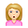 Emoji 🙎🏼‍♀️ Donna Imbronciata: Carnagione Abbastanza Chiara su VKontakte(VK) 1.0.