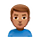 Emoji 🙎🏽‍♂️ Uomo Imbronciato: Carnagione Olivastra su VKontakte(VK) 1.0.