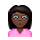 🙎🏿 Emoji schmollende Person: dunkle Hautfarbe VKontakte(VK) 1.0.