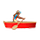 Emoji 🚣🏽‍♀️ Donna In Barca A Remi: Carnagione Olivastra su VKontakte(VK) 1.0.