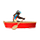 Mujer Remando En Un Bote: Tono De Piel Oscuro VKontakte(VK) 1.0.