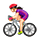 🚴🏻‍♀️ Emoji Mujer En Bicicleta: Tono De Piel Claro en VKontakte(VK) 1.0.