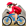 Emoji 🚵‍♀️ Ciclista Donna Di Mountain Bike su VKontakte(VK) 1.0.