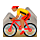 Hombre En Bicicleta De Montaña: Tono De Piel Oscuro Medio VKontakte(VK) 1.0.