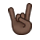 🤘🏿 Emoji Saudação Do Rock: Pele Escura na VKontakte(VK) 1.0.