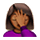 🤦🏾‍♀️ Emoji sich an den Kopf fassende Frau: mitteldunkle Hautfarbe VKontakte(VK) 1.0.