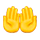 Emoji 🤲 Mani Unite In Alto su VKontakte(VK) 1.0.