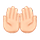Emoji 🤲🏻 Mani Unite In Alto: Carnagione Chiara su VKontakte(VK) 1.0.