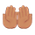 Emoji 🤲🏽 Mani Unite In Alto: Carnagione Olivastra su VKontakte(VK) 1.0.