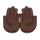 🤲🏿 Emoji Handflächen nach oben: dunkle Hautfarbe VKontakte(VK) 1.0.