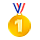Emoji 🥇 Medaglia D’oro su VKontakte(VK) 1.0.