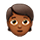 Emoji 🧑🏾 Persona: Carnagione Abbastanza Scura su VKontakte(VK) 1.0.