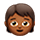 Emoji 🧒🏾 Bimbo: Carnagione Abbastanza Scura su VKontakte(VK) 1.0.