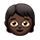 Emoji 🧒🏿 Bimbo: Carnagione Scura su VKontakte(VK) 1.0.