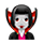 🧛🏻‍♀️ Emoji weiblicher Vampir: helle Hautfarbe VKontakte(VK) 1.0.