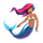 Emoji 🧜🏽‍♀️ Sirena Donna: Carnagione Olivastra su VKontakte(VK) 1.0.