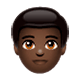 Emoji 🧑🏿 Persona: Carnagione Scura su WhatsApp 2.17.