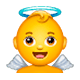 Emoji 👼 Angioletto su WhatsApp 2.17.