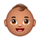 👶🏽 Emoji Bebé: Tono De Piel Medio en WhatsApp 2.17.