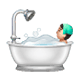 🛀🏻 Emoji Pessoa Tomando Banho: Pele Clara na WhatsApp 2.17.