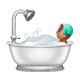 🛀🏽 Emoji badende Person: mittlere Hautfarbe WhatsApp 2.17.