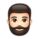 🧔🏻 Emoji Persona Con Barba: Tono De Piel Claro en WhatsApp 2.17.