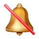 Emoji 🔕 Campana Sbarrata su WhatsApp 2.17.