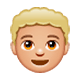 👦🏼 Emoji Niño: Tono De Piel Claro Medio en WhatsApp 2.17.