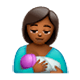🤱🏾 Emoji Lactancia Materna: Tono De Piel Oscuro Medio en WhatsApp 2.17.