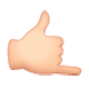🤙🏻 Emoji ruf-mich-an-Handzeichen: helle Hautfarbe WhatsApp 2.17.