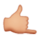 Emoji 🤙🏼 Mano Con Gesto Di Chiamata: Carnagione Abbastanza Chiara su WhatsApp 2.17.