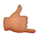 Emoji 🤙🏽 Mano Con Gesto Di Chiamata: Carnagione Olivastra su WhatsApp 2.17.