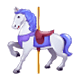 Emoji 🎠 Cavallo Da Giostra su WhatsApp 2.17.