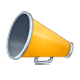 Emoji 📣 Megafono su WhatsApp 2.17.