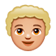 Emoji 🧒🏼 Bimbo: Carnagione Abbastanza Chiara su WhatsApp 2.17.