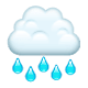 🌧️ Emoji Nube Con Lluvia en WhatsApp 2.17.