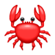 Émoji 🦀 Crabe sur WhatsApp 2.17.