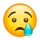 😢 Emoji Cara Llorando en WhatsApp 2.17.
