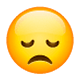 😞 Emoji Rosto Desapontado na WhatsApp 2.17.