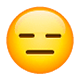 Emoji 😑 Faccina Inespressiva su WhatsApp 2.17.